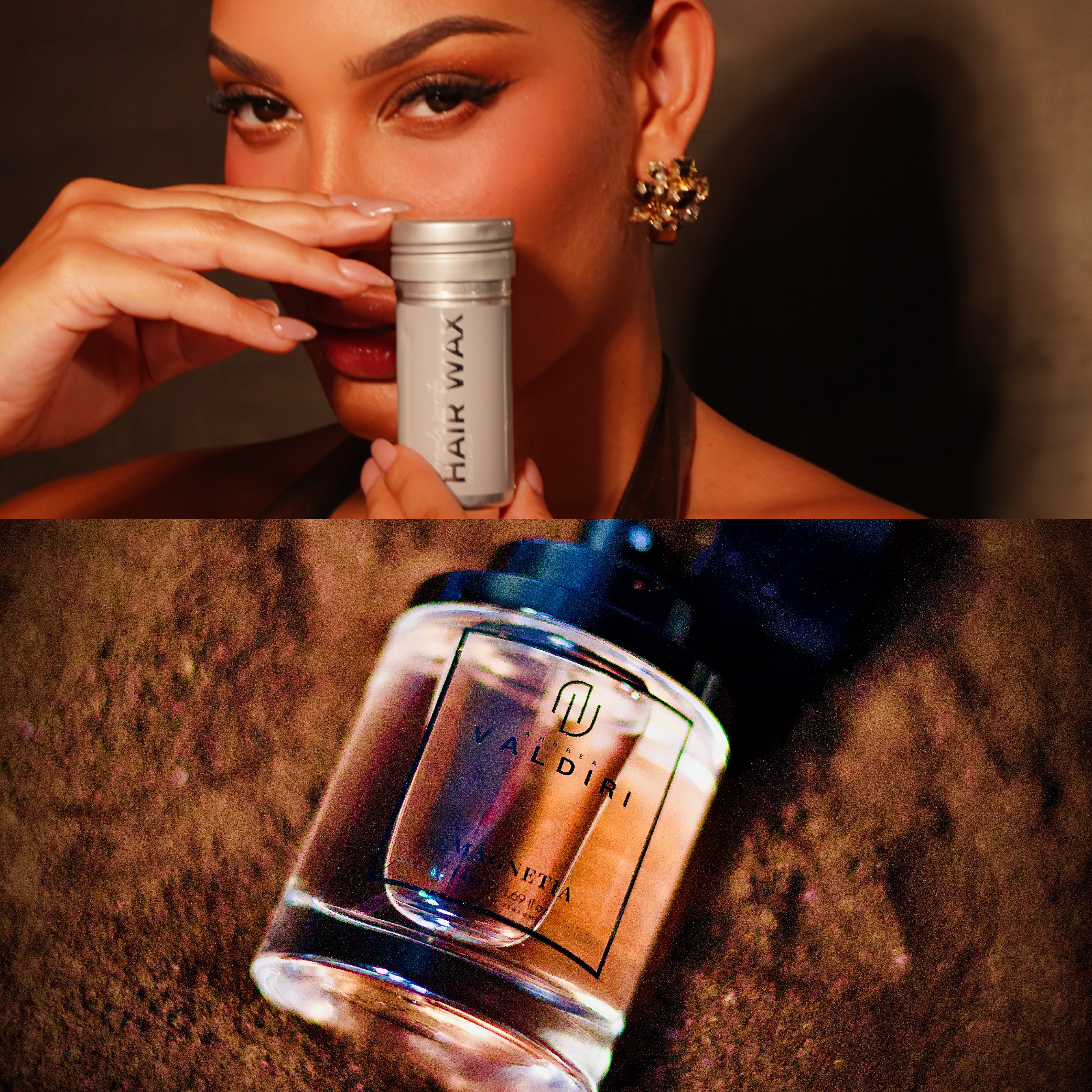 Combo Perfume MAGNETIA 50ML + Kit Cera Antifrizz